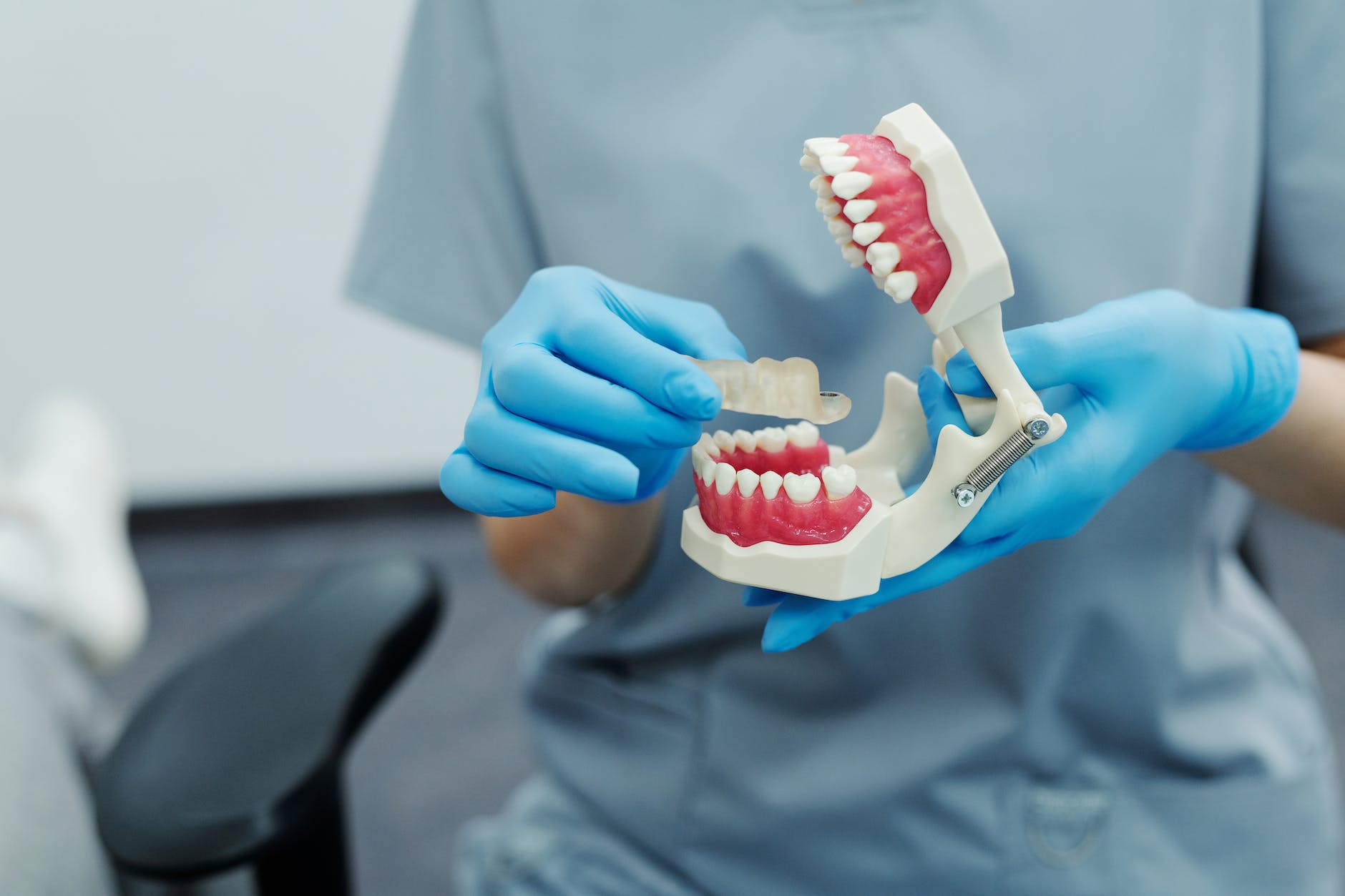 Why Do My Gums Hurt? Common Causes and Remedies 3 a person holding a teeth model